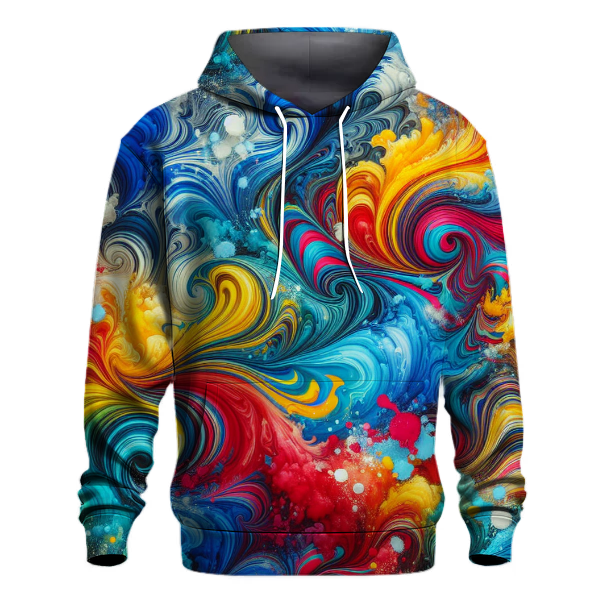 Classic 70s Tie Dye Hoodie