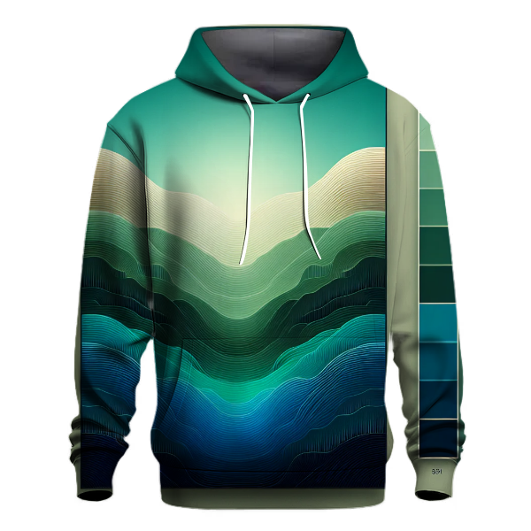Mountain Horizon Gradient Hoodie