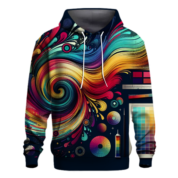 Retro Rainbow Tie-Dye Hoodie