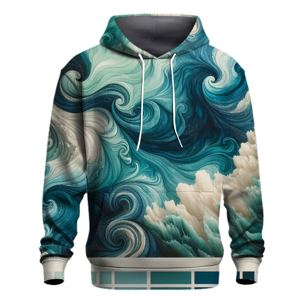 Ocean Depths Ripple Hoodie