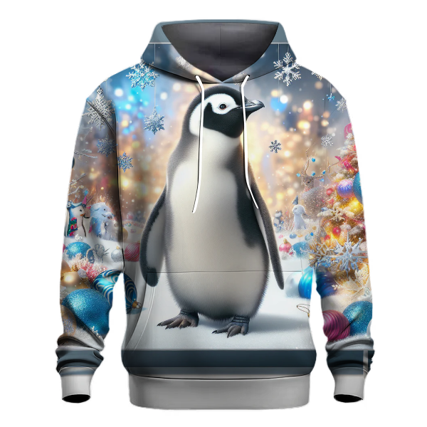 Jolly Christmas Penguin Hoodie