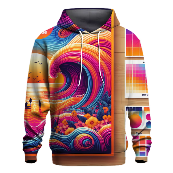 Sunset Waves Hoodie