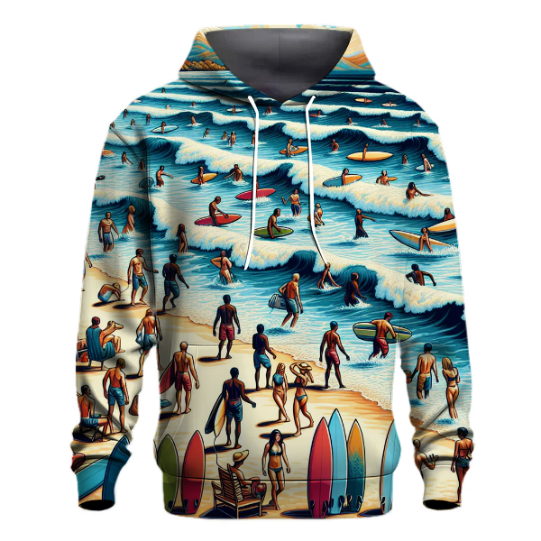 Charming Surfing Culture Hoodie