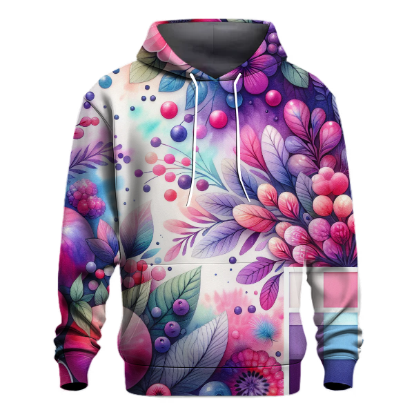 Berry Burst Tie-Dye Hoodie