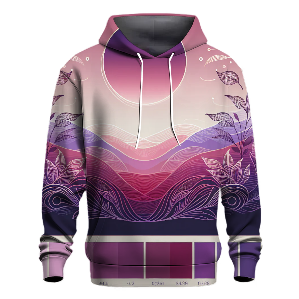 Violet Horizon Glow Hoodie