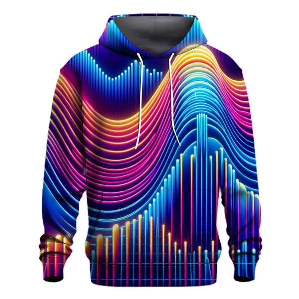 Neon Music Wave Hoodie