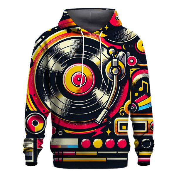 Groovy Vinyl Vibes Hoodie