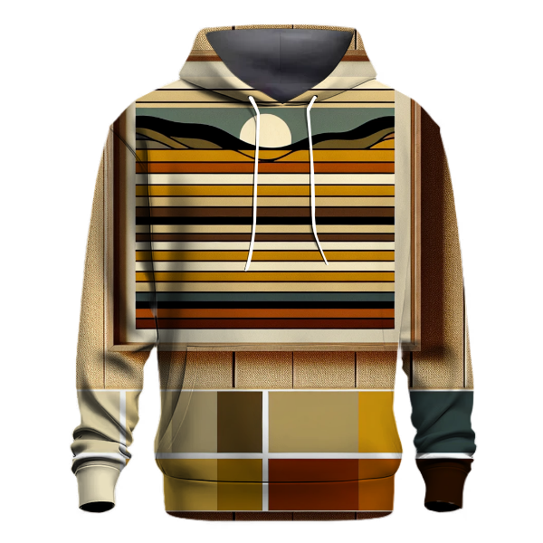 Chic 70s Striped Hoodie