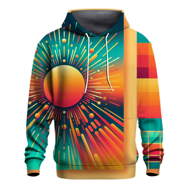 Electric Horizon Fade Hoodie