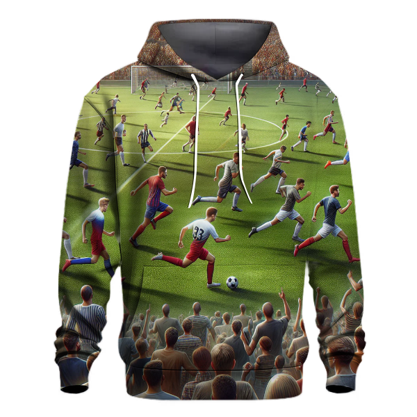 Athletic Soccer Action Hoodie