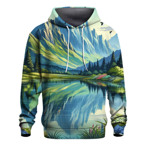 Majestic Mountain Landscapes Hoodie