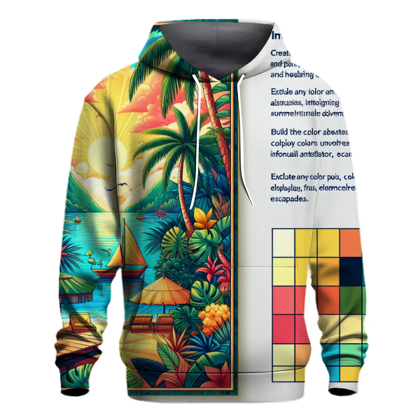 Groovy Tropical Paradise Hoodie