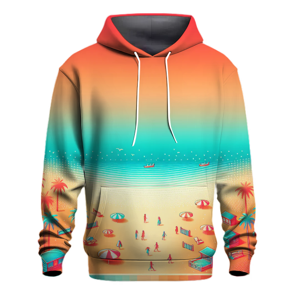 Coral Beach Fade Hoodie