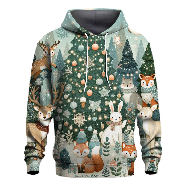 Magical Christmas Woodland Hoodie