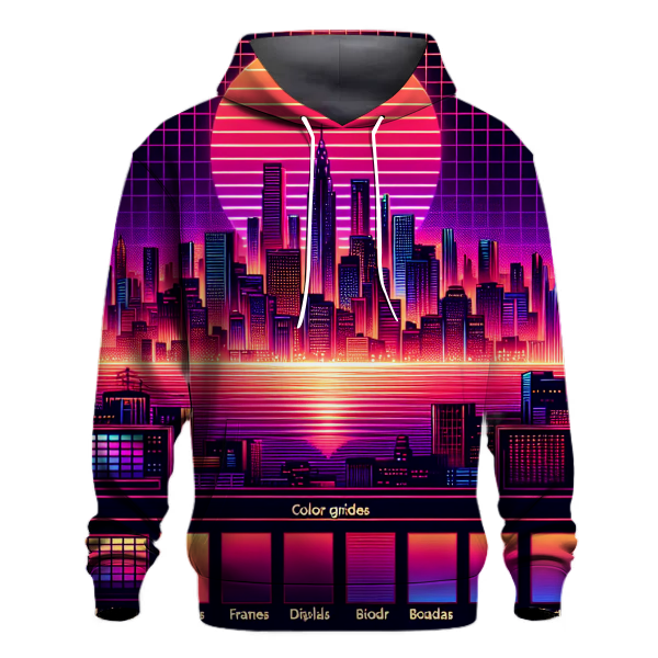 Retrowave Skyline Hoodie