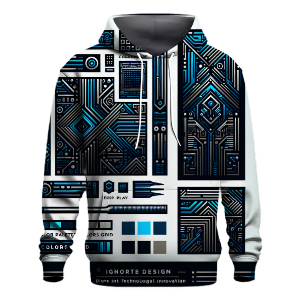 Retro Circuitry Chic Hoodie