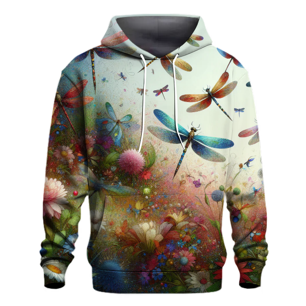 Enchanting Dragonflies in Flight Hoodie