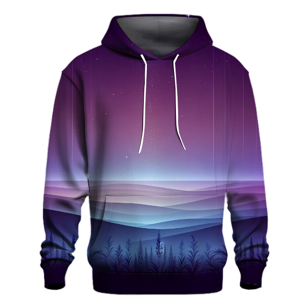 Starlit Lavender Fields Hoodie