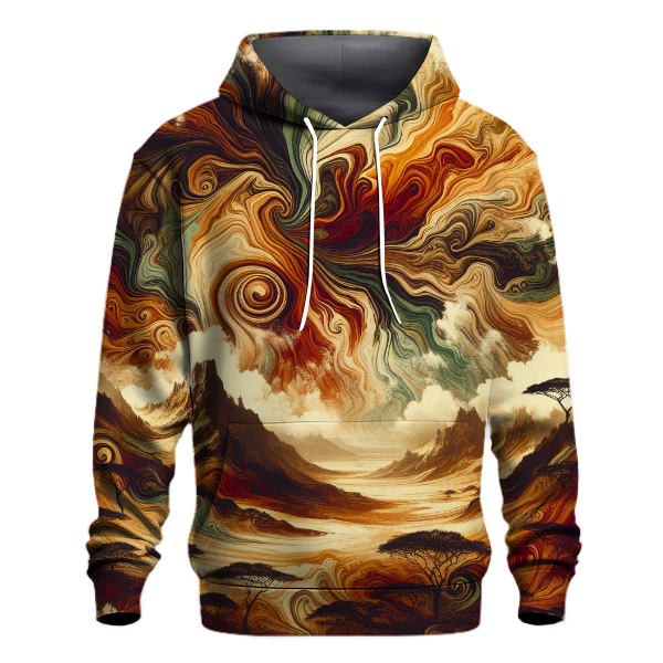 Bold Safari Tie-Dye Hoodie