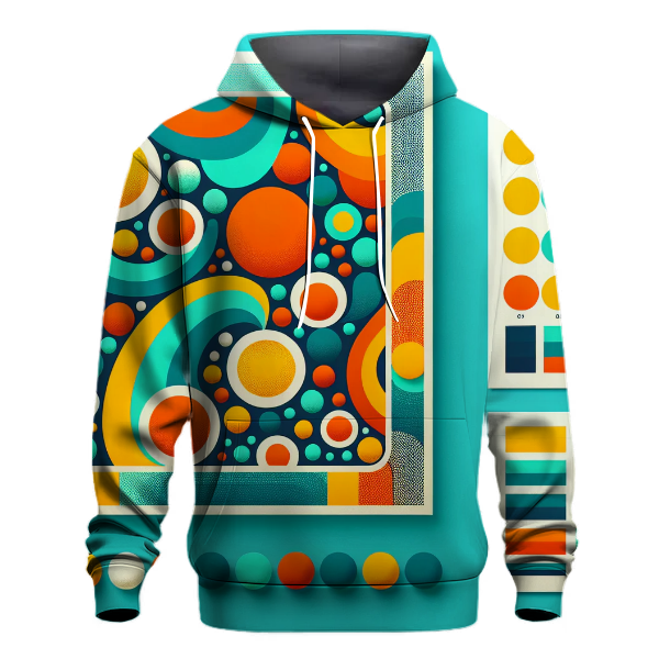 Retro Polka Dot Delight Hoodie