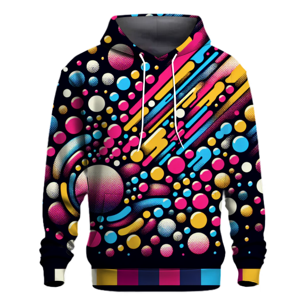 Rad Retro Polka Dots Hoodie