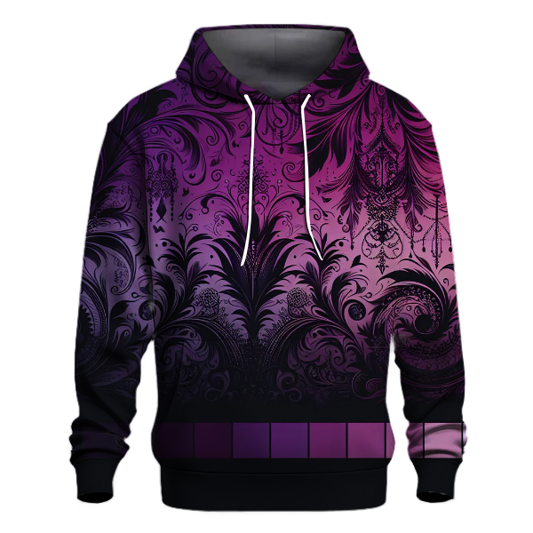 Gothic Twilight Bloom Hoodie