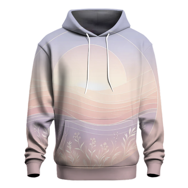 Charming Lavender Sunset Hoodie
