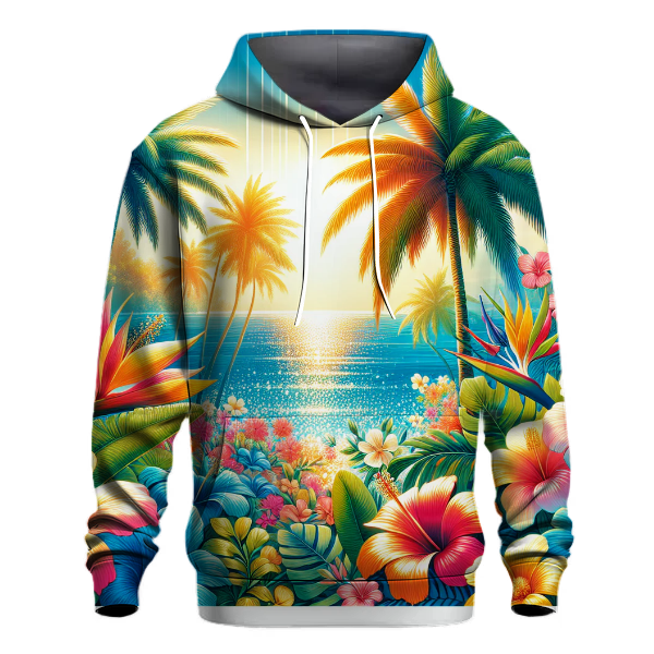 Joyful Tropical Paradise Hoodie