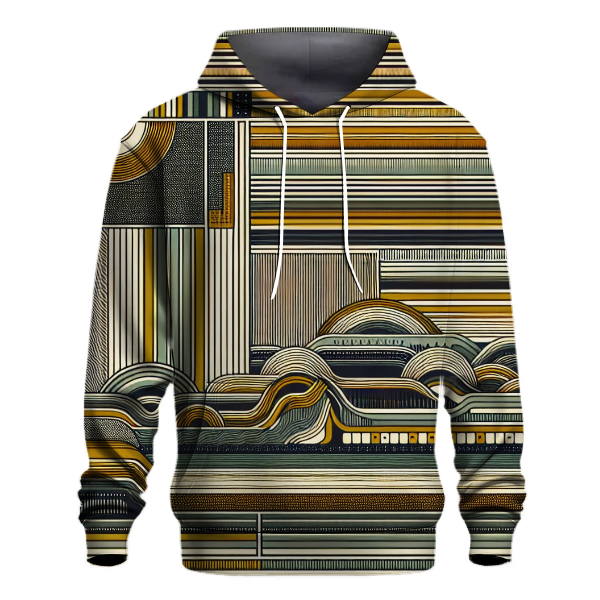 Vintage Vibes Stripe Hoodie