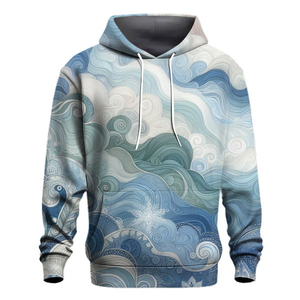 Cerulean Breeze Design Hoodie