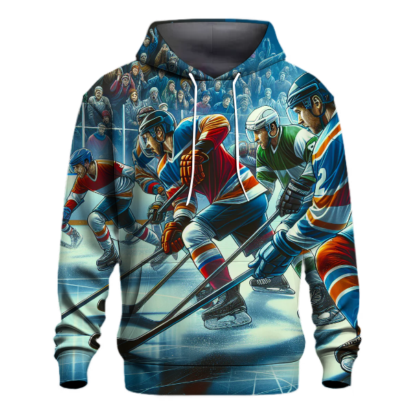 Ice Hockey - Frozen Action Hoodie