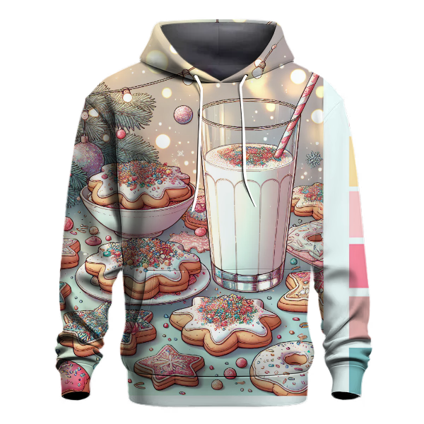 Christmas Cookies and Milk Delight Hoodie