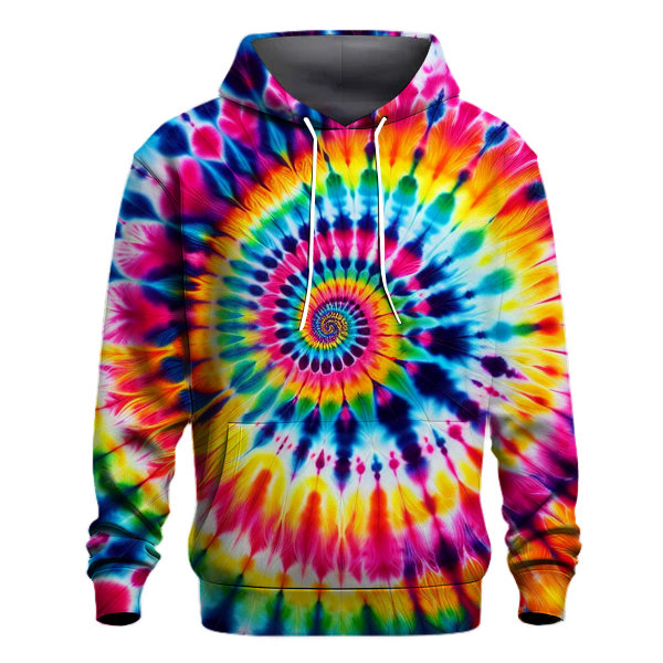 Cosmic Rainbow Spiral Hoodie