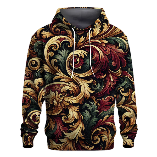 Renaissance Floral Whirl Hoodie