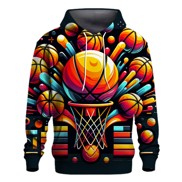 Retro Basketball Fever Hoodie