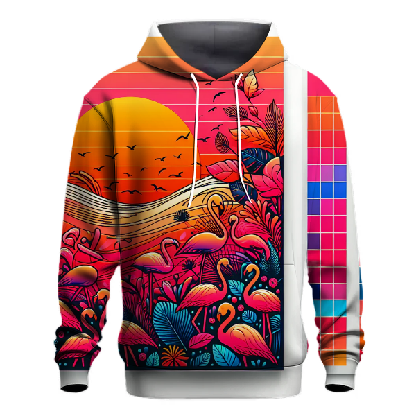 Flamingo Sunset Blend Hoodie