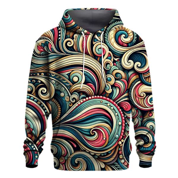 Paisley Waves Hoodie