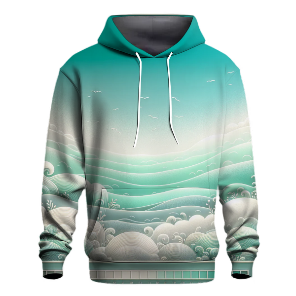Breezy Ocean Mist Gradient Hoodie