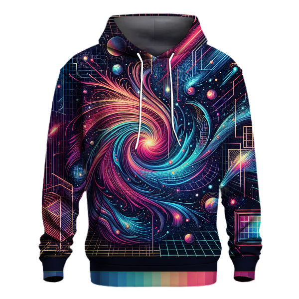 Cosmic Laser Grid Hoodie