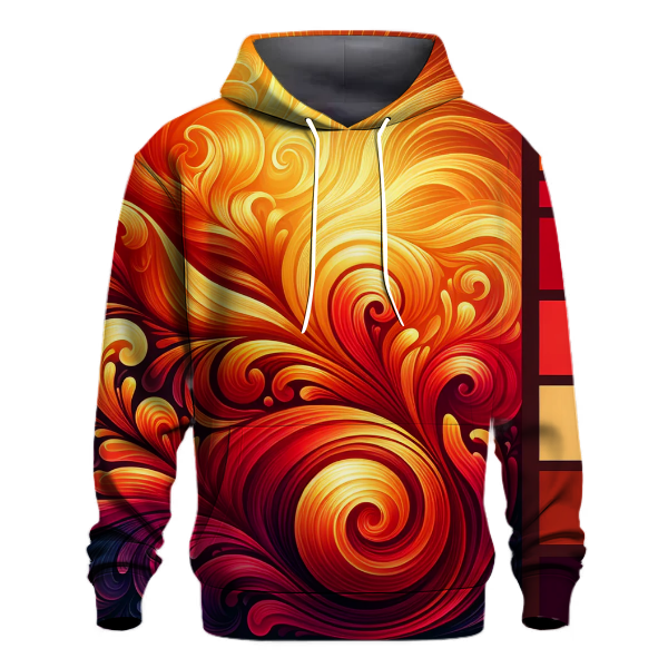 Fire Opal Burst Hoodie