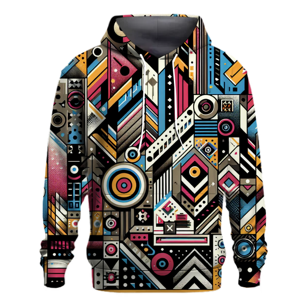 Geometric Graffiti Hoodie