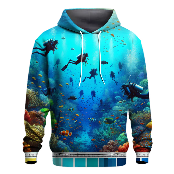 Scuba Diving Coral Reef Hoodie