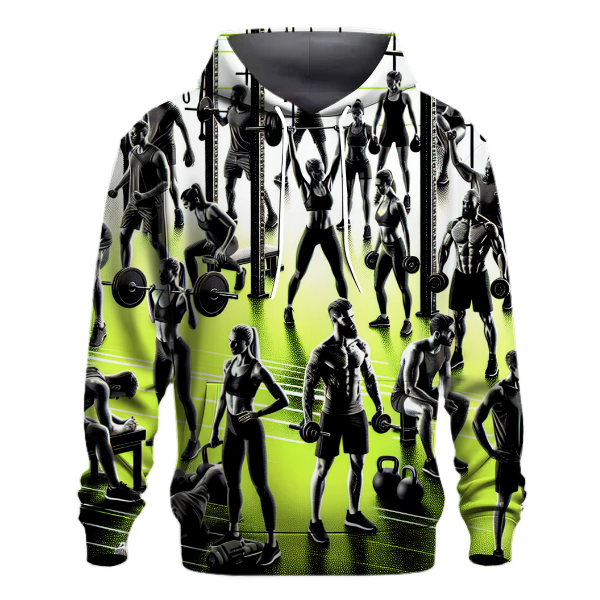 Gym - Strength Training Style Hoodie