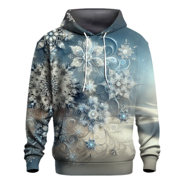 Sparkling Snowflake Symphony Hoodie