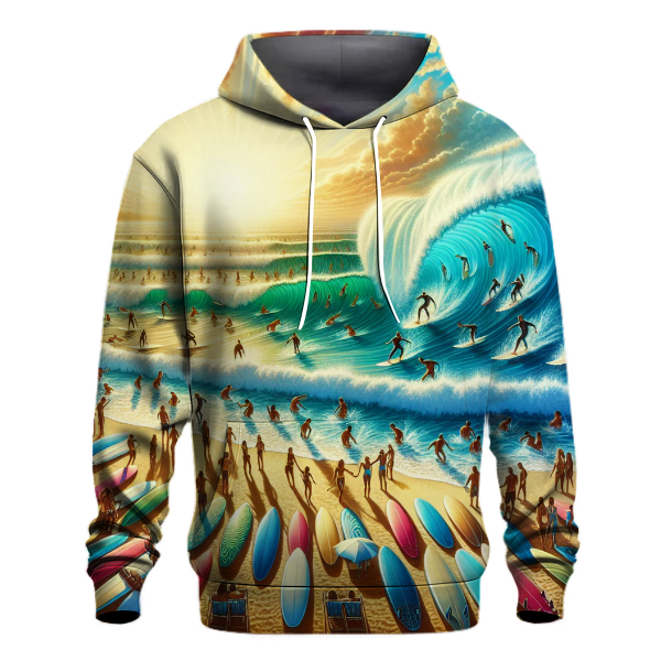 Surfboard Coastal Life Hoodie
