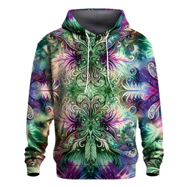 Ethereal Aurora Tie-dye Hoodie