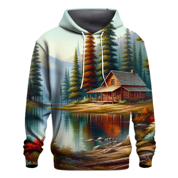 Charming Rustic Cabin Retreat Hoodie