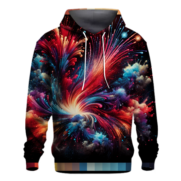 Fireworks Celebration Tie-Dye Hoodie