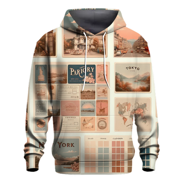 Retro Travel Destinations Hoodie