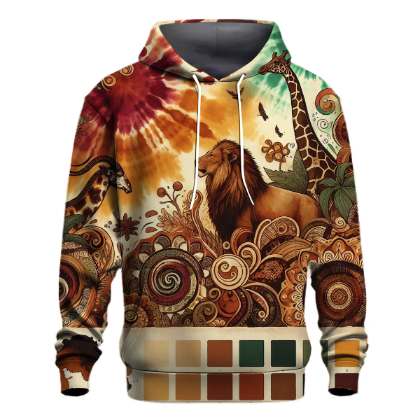 Safari Adventure Tie-dye Hoodie